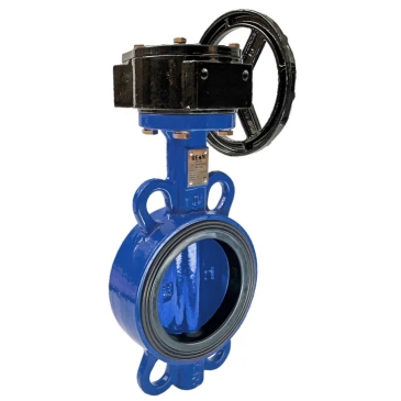 Затвор дисковый поворотный REON Ду150 Ру16 EPDM RSV82 корпус - чугун, диск - чугун, редуктор в Екатеринбурге