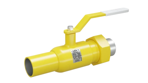 Кран шаровый LD КШЦК Gas 050.040.Н/П.02. (приварка/штуцер) стальной ст.20 Ду50 Ру40 МПа в Екатеринбурге